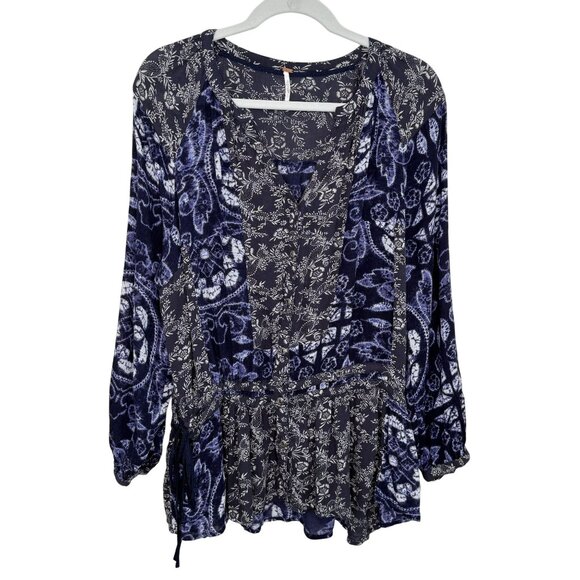 Free People Womens Boho Tunic Top, XS - Picture 1 of 11